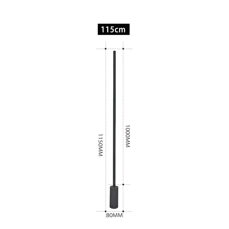 Modern Outdoor LED Column Light