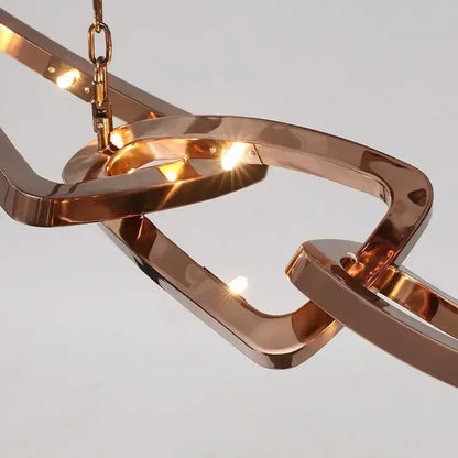 Liora Sculptural Metal Chandelier