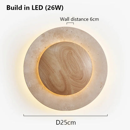 Solara Travertine Wall Sconce