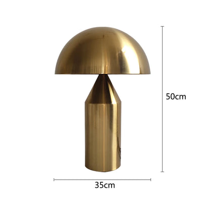Nordic Iron Mushroom Table Lamp