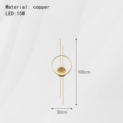 Luminara Copper LED Wall Sconce
