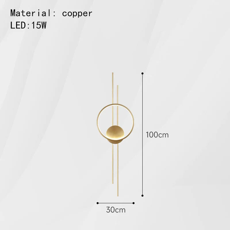 Luminara Copper LED Wall Sconce