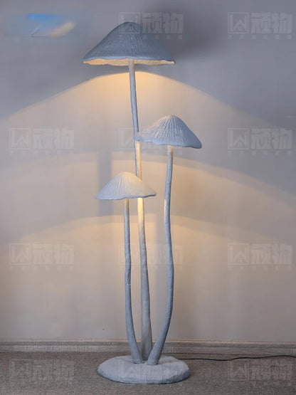 Enchanted Forest Giant Mushroom Sculpture Floor Lamp