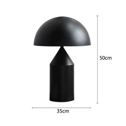 Nordic Iron Mushroom Table Lamp