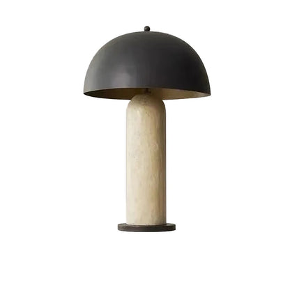 Pemgoss Travertine Mushroom Table Lamp