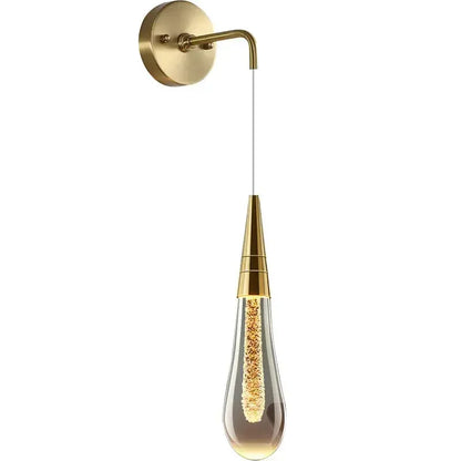 Raindrop Crystal Wall Sconce