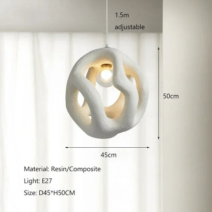 Sculptura Resin Pendant Light