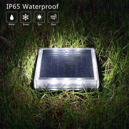 Waterproof Solar-Powered Deck Lights