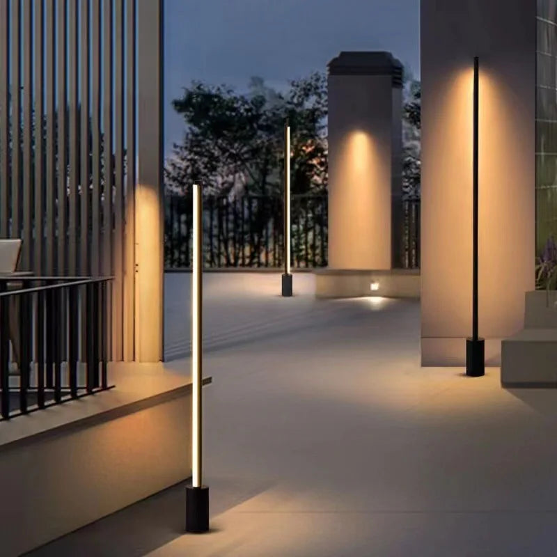 Modern Outdoor LED Column Light