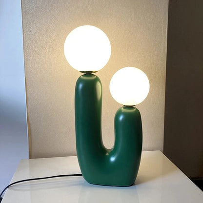 LunaBloom Double Globe Table Lamp