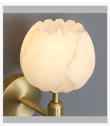 Elysian Alabaster Wall Sconce
