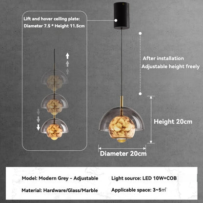 Celeste Alabaster Pendant Light – A Harmony of Elegance & Minimalism
