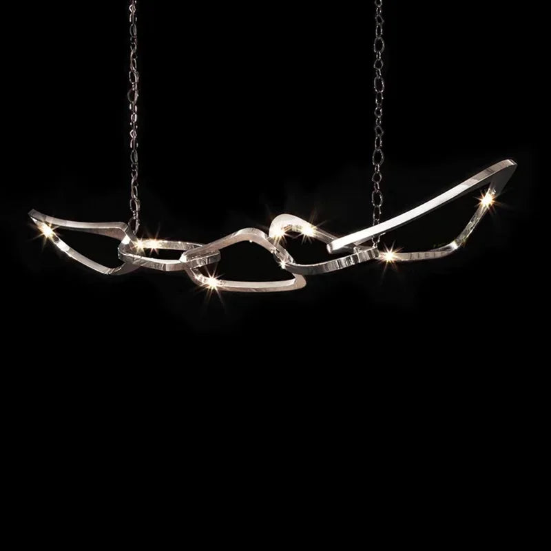 Liora Sculptural Metal Chandelier