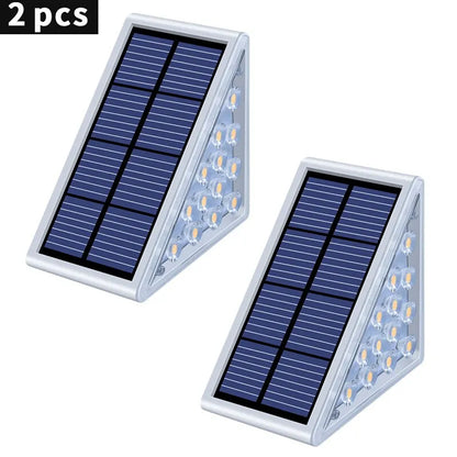 Solar-Powered Outdoor Stair Lights