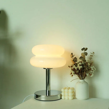 Retro Glass USB Mushroom Table Lamp