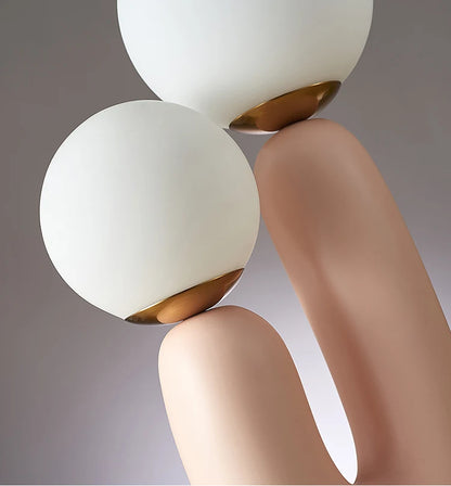 LunaBloom Double Globe Table Lamp
