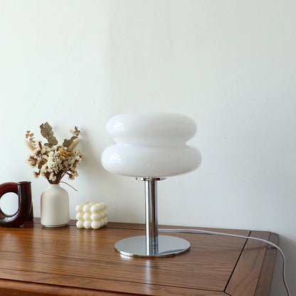 Retro Glass USB Mushroom Table Lamp