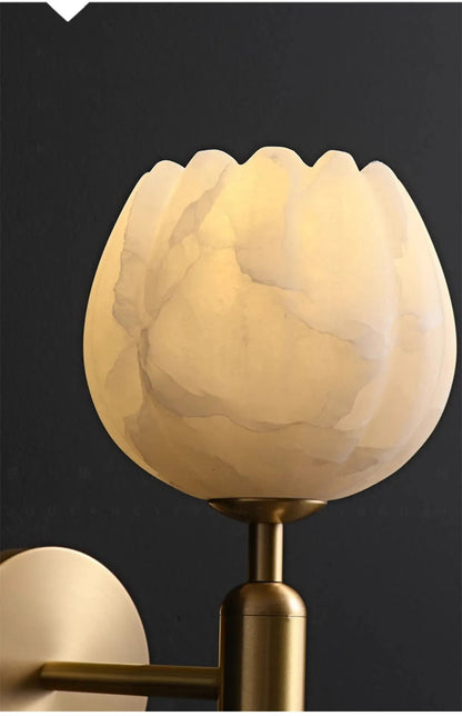 Elysian Alabaster Wall Sconce