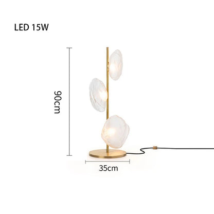 Nebula Sculptural Glass Floor & Table Lamp