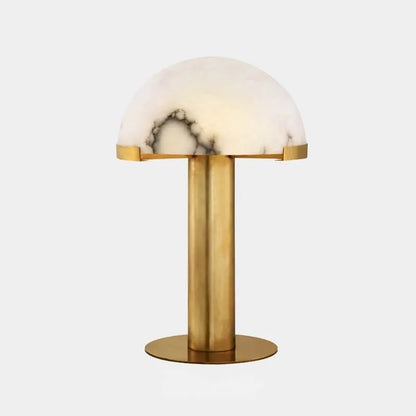 Spheros Alabaster Mushroom Table Lamp