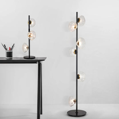 Nebula Sculptural Glass Floor & Table Lamp
