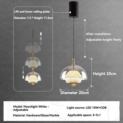 Celeste Alabaster Pendant Light – A Harmony of Elegance & Minimalism