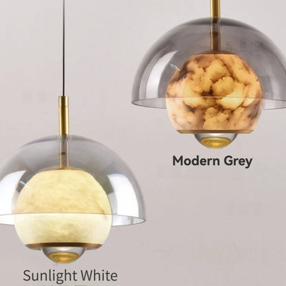 Celeste Alabaster Pendant Light – A Harmony of Elegance & Minimalism