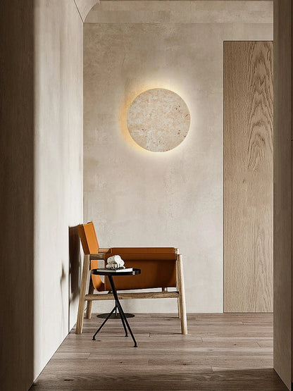 Solara Travertine LED Wall Sconce