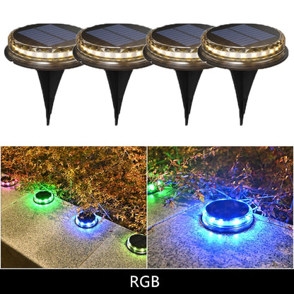 Solar-Powered Waterproof Garden Lights