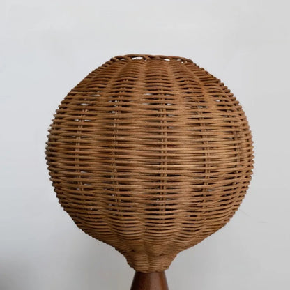 Aria Rattan Boho Table Lamp