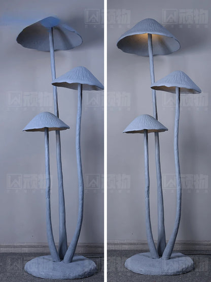 Enchanted Forest Giant Mushroom Sculpture Floor Lamp