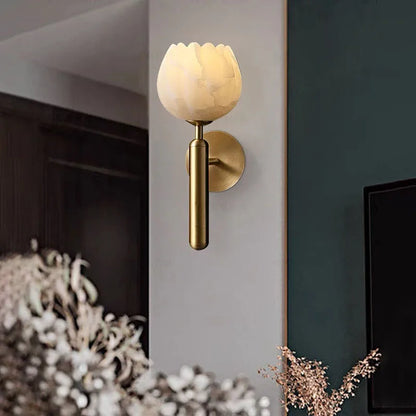 Elysian Alabaster Wall Sconce