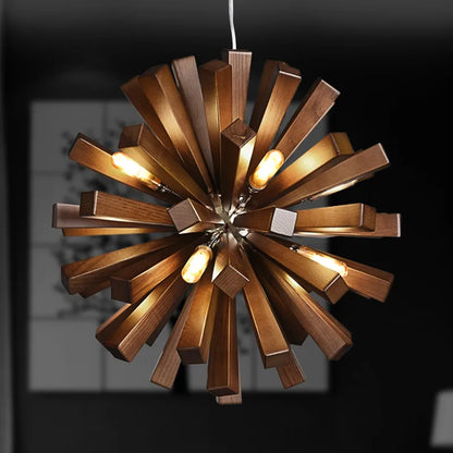Asahi Wooden Pendant Light
