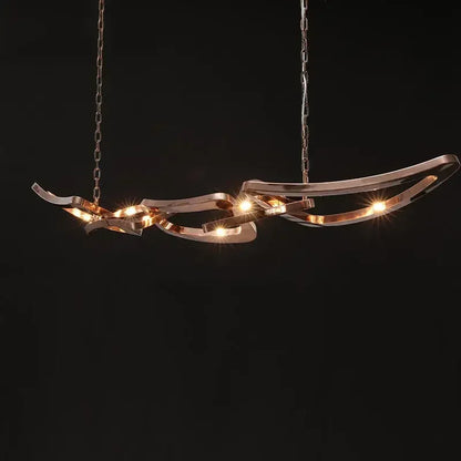 Liora Sculptural Metal Chandelier