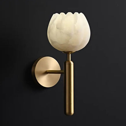 Elysian Alabaster Wall Sconce