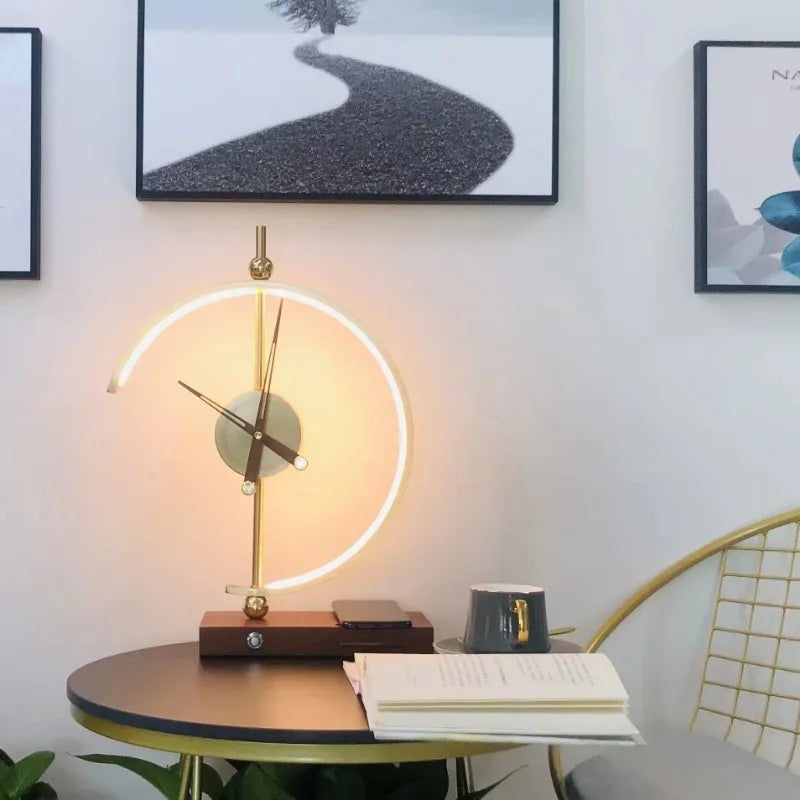 LuxeTime LED Clock Lamp