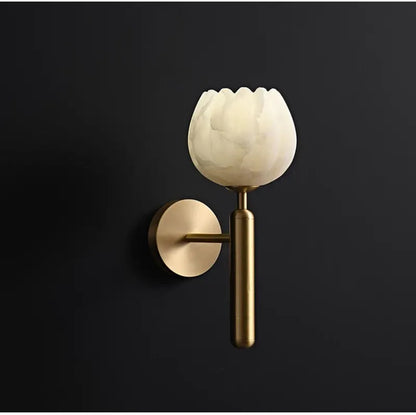 Elysian Alabaster Wall Sconce