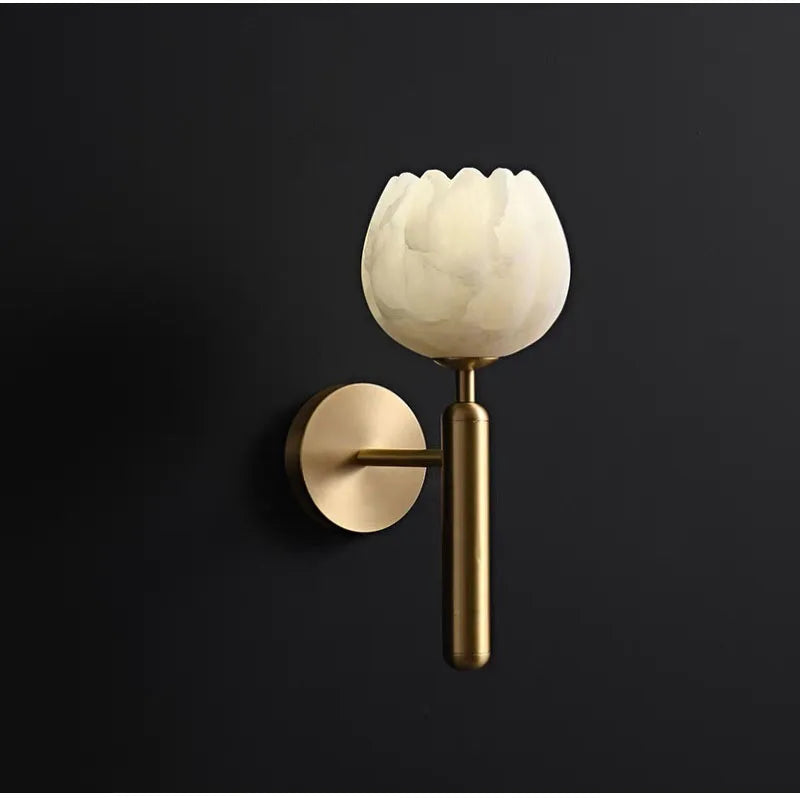 Elysian Alabaster Wall Sconce