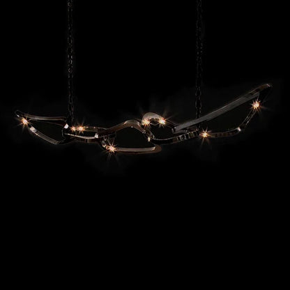 Liora Sculptural Metal Chandelier