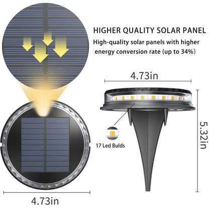 Solar-Powered Waterproof Garden Lights