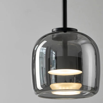 Luxe Double Glass Pendant Light