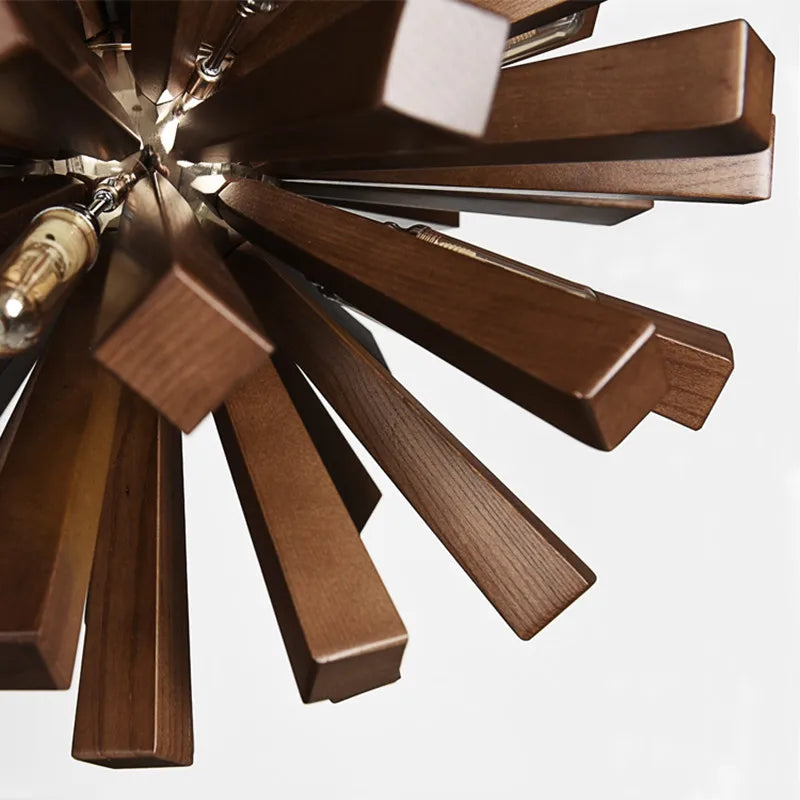 Asahi Wooden Pendant Light