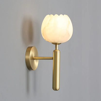 Elysian Alabaster Wall Sconce
