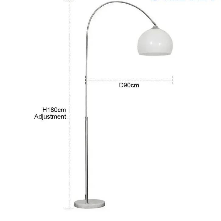 Arc Bauhaus Retro Floor Lamp – Modern Minimalist Elegance