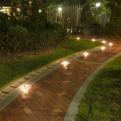 Waterproof Solar-Powered Deck Lights