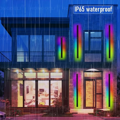 Luminous RGB Waterproof Outdoor Wall Light