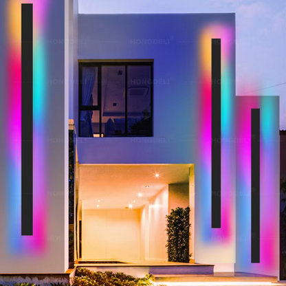 Luminous RGB Waterproof Outdoor Wall Light